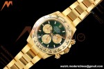 Rolex - Daytona 126508 40mm YG/YG Grn/YG Dial UFO UF4131 Free Sprung 