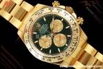 Rolex - Daytona 126508 40mm YG/YG Grn/YG Dial UFO UF4131 Free Sprung 