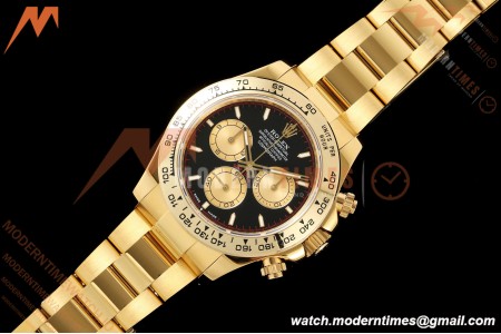 Rolex - Daytona 126508 40mm YG/YG Blk/YG Dial UFO UF4131 Free Sprung 
