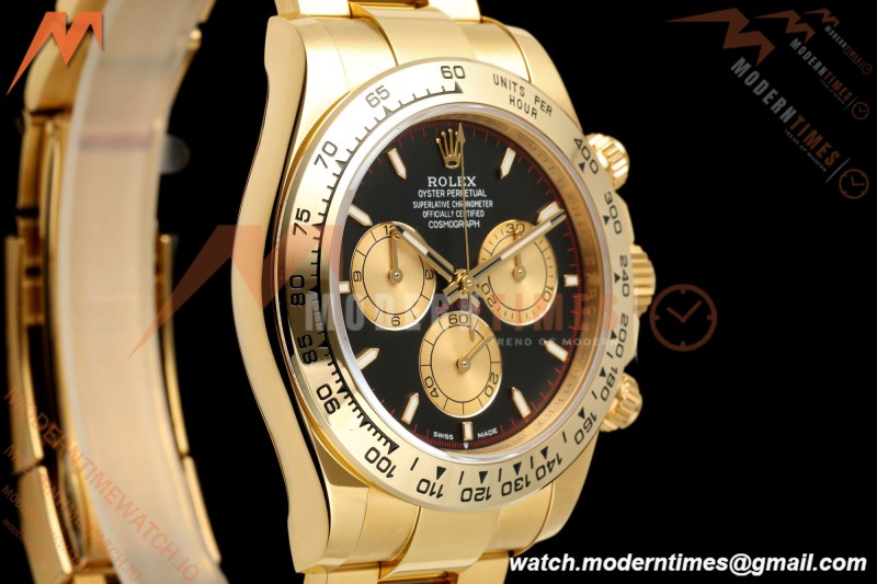 Rolex - Daytona 126508 40mm YG/YG Blk/YG Dial UFO UF4131 Free Sprung 