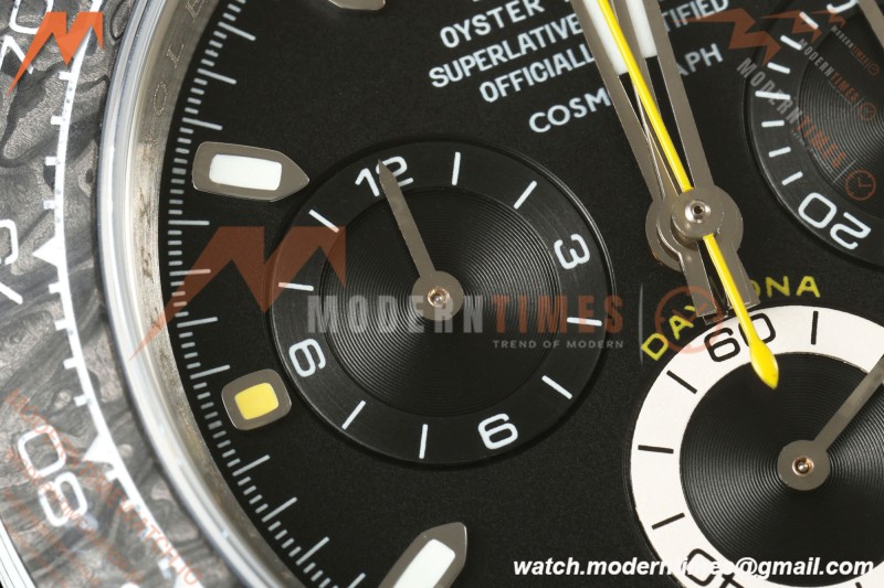 Rolex - Daytona 40mm DIW "Striker" Edition Unique Watch White Carbon Fiber FC/NY Black Dial DIWF SH4130