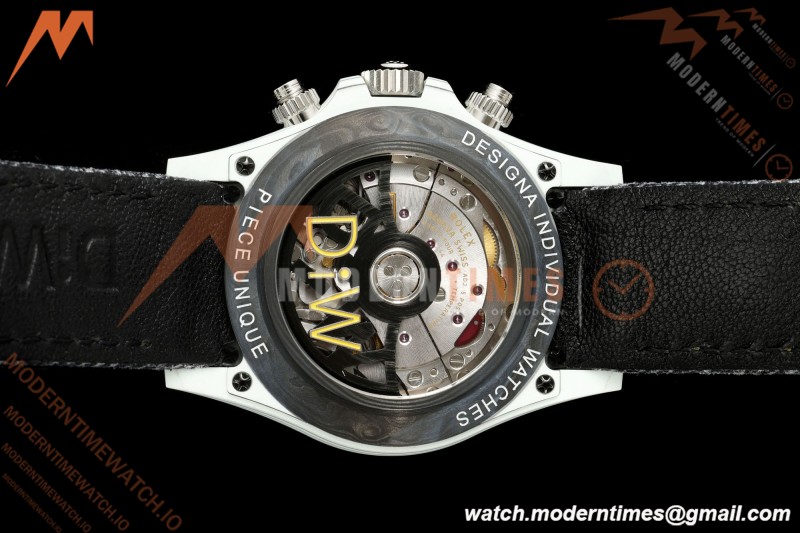 Rolex - Daytona 40mm DIW "Striker" Edition Unique Watch White Carbon Fiber FC/NY Black Dial DIWF SH4130