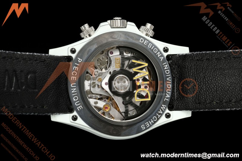Rolex - Daytona 40mm DIW "Striker" Edition Unique Watch White Carbon Fiber FC/NY Black Dial DIWF SH4130