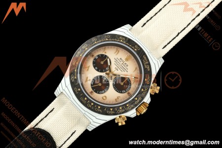 Rolex - Daytona 40mm DIW "Desert Eagle" Edition White Carbon Fiber/NY Sand Color/Arabic Dial DIWF SH4130 | ロレックス - デイトナ 40mm DIW 「デザートイーグル」 エディション ホワイトカーボン/ナイロン サンドカラーアラビック文字盤 DIWF SH4130