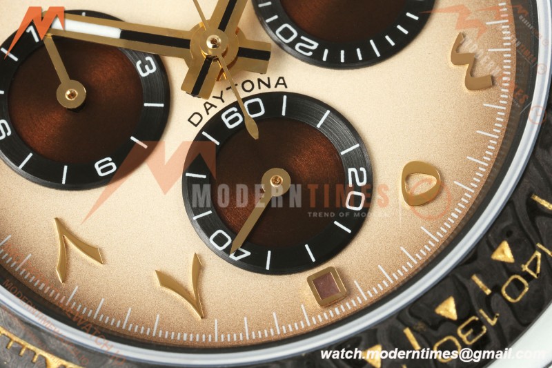 Rolex - Daytona 40mm DIW "Desert Eagle" Edition White Carbon Fiber/NY Sand Color/Arabic Dial DIWF SH4130