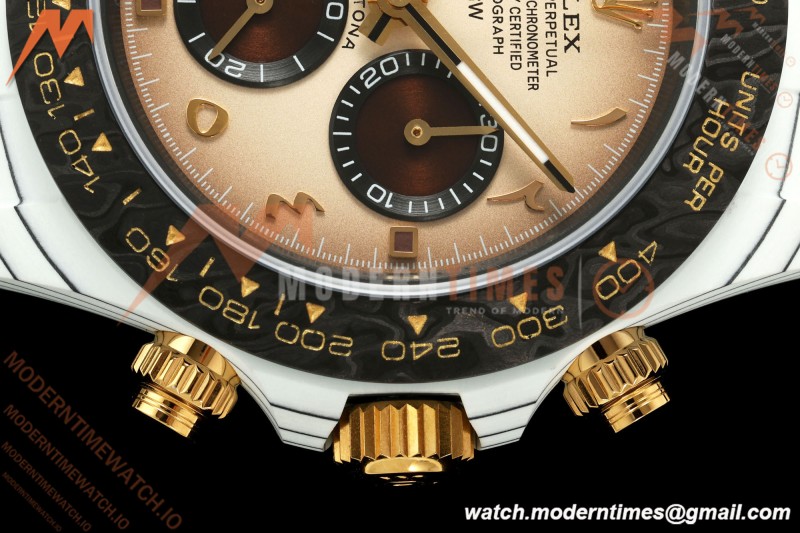 Rolex - Daytona 40mm DIW "Desert Eagle" Edition White Carbon Fiber/NY Sand Color/Arabic Dial DIWF SH4130