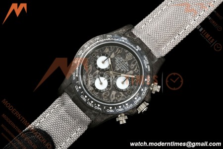 Rolex - Daytona DIW "Avia Grey" Edition 40mm Black Carbon Fiber/NY Grey/Arabic Dial DIWF SH4130 | ロレックス - デイトナ 40mm DIW 「アヴィアグレー」 エディション ブラックカーボン/ナイロン グレーアラビック文字盤 DIWF SH4130