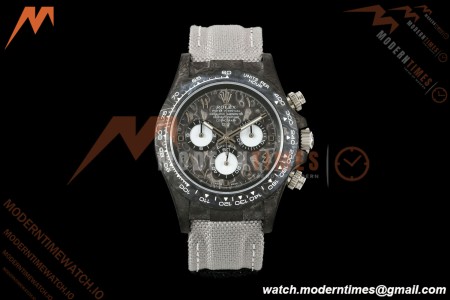 Rolex - Daytona DIW "Avia Grey" Edition 40mm Black Carbon Fiber/NY Grey/Arabic Dial DIWF SH4130 | ロレックス - デイトナ 40mm DIW 「アヴィアグレー」 エディション ブラックカーボン/ナイロン グレーアラビック文字盤 DIWF SH4130