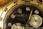 Rolex - Daytona 126508 40mm 904L YG/YG Blk/Gold Diamond Dial RWF JH4131 Weighted Free Sprung 