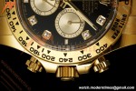 Rolex - Daytona 126508 40mm 904L YG/YG Blk/Gold Diamond Dial RWF JH4131 Weighted Free Sprung 