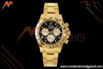 Rolex - Daytona 126508 40mm 904L YG/YG Blk/Stk Dial RWF JH4131 Weighted Free Sprung 