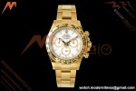 Rolex - Daytona 126508 40mm 904L YG/YG Wht/Stk Dial RWF JH4131 Weighted Free Sprung 