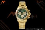 Rolex - Daytona 126508 40mm 904L YG/YG Grn/Stk Dial RWF JH4131 Weighted Free Sprung 