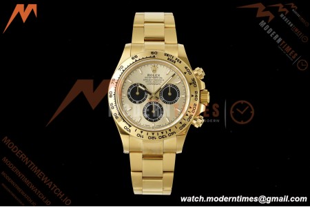 Rolex - Daytona 126508 40mm 904L YG/YG Gold/Blk/Stk Dial RWF JH4131 Weighted Free Sprung 