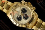 Rolex - Daytona 126508 40mm 904L YG/YG Gold/Blk/Stk Dial RWF JH4131 Weighted Free Sprung 