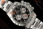 Rolex - Daytona 126509 40mm SS/SS Blk/Stk RWF JH4131 Weighted Free Sprung