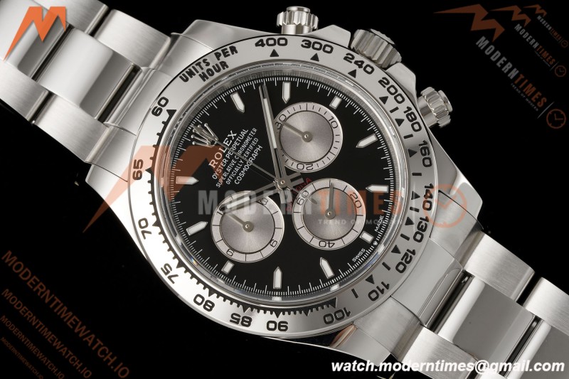 Rolex - Daytona 126509 40mm SS/SS Blk/Stk RWF JH4131 Weighted Free Sprung