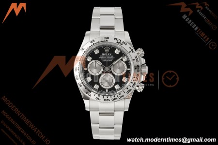 Rolex - Daytona 126509 40mm Gain Weight SS/SS Blk/Dia RWF JH4131 Free Sprung