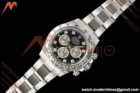 Rolex - Daytona 126509 40mm Gain Weight SS/SS Blk/Dia RWF JH4131 Free Sprung