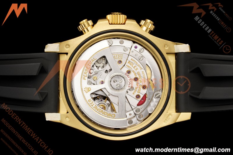 Rolex - Daytona 126518LN 40mm CER/YG/RU Blk/Gold/Dia RWF JH4131 Free Sprung