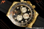 Rolex - Daytona 126518LN 40mm CER/YG/RU Blk/Gold/Dia RWF JH4131 Free Sprung
