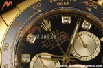 Rolex - Daytona 126518LN 40mm CER/YG/RU Blk/Gold/Dia RWF JH4131 Free Sprung