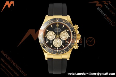 Rolex - Daytona 126518LN 40mm CER/YG/RU Blk/Gold/Stk RWF JH4131 Free Sprung