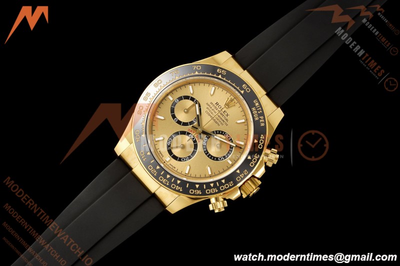 Rolex - Daytona 126518LN 40mm YG/RU Gold/Stk RWF JH4131 Free Sprung
