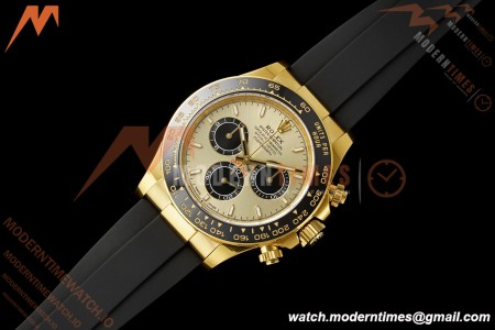 Rolex - Daytona 126518LN 40mm YG/RU Gold/Blk/Stk RWF JH4131 Free Sprung