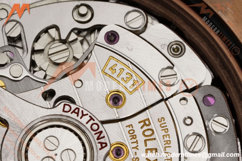 Rolex - Daytona 126515LN 40mm RG/RU Blk/Dia RWF JH4131 Free Sprung