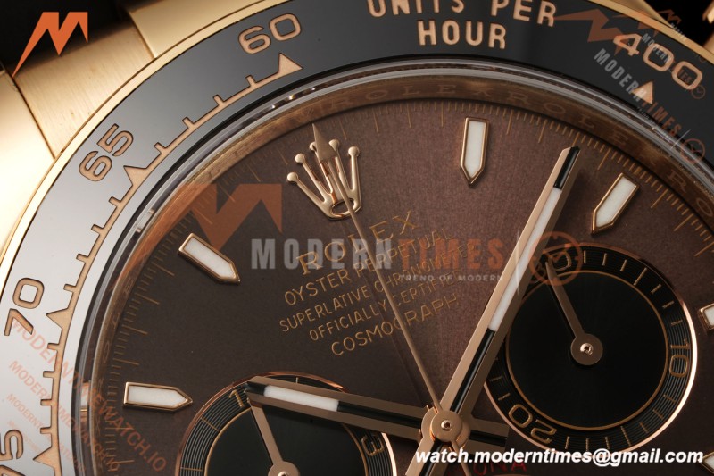 Rolex - Daytona 126515LN 40mm RG/RU Brown/Stk RWF JH4131 Free Sprung