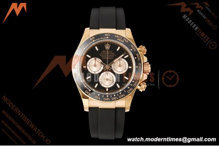 Rolex - Daytona 126515LN 40mm RG/RU Blk/Stk RWF JH4131 Free Sprung
