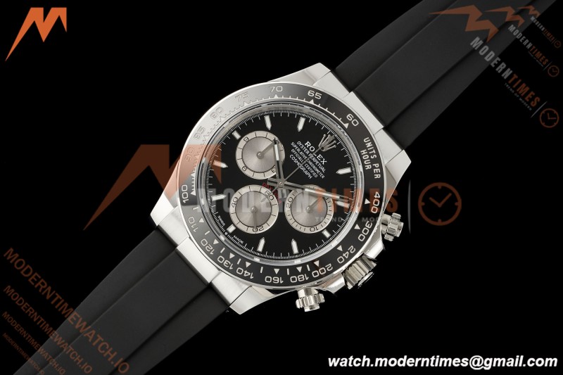 Rolex - Daytona 126519LN 40mm SS/RU Blk/Gry/Stk RWF JH4131 Free Sprung