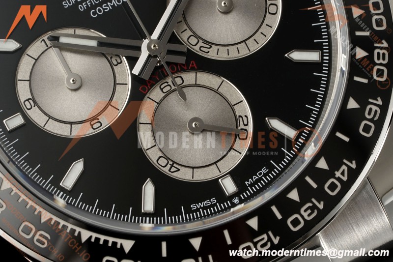 Rolex - Daytona 126519LN 40mm SS/RU Blk/Gry/Stk RWF JH4131 Free Sprung