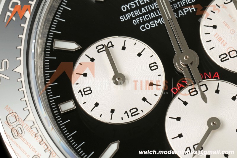 Rolex - Daytona 126529LN Le Mans 40mm Gain Weight 904L Cer/SS/SS Blk/Stk RWF JH4132 Free Sprung