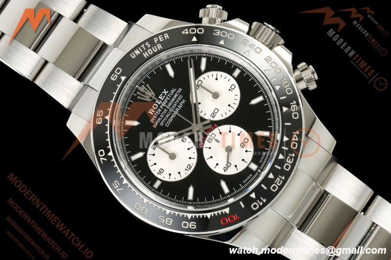 Rolex - Daytona 126529LN Le Mans 40mm Gain Weight 904L Cer/SS/SS Blk/Stk RWF JH4132 Free Sprung