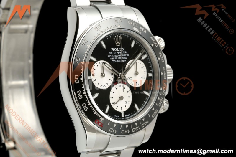 Rolex - Daytona 126529LN Le Mans 40mm Gain Weight 904L Cer/SS/SS Blk/Stk RWF JH4132 Free Sprung