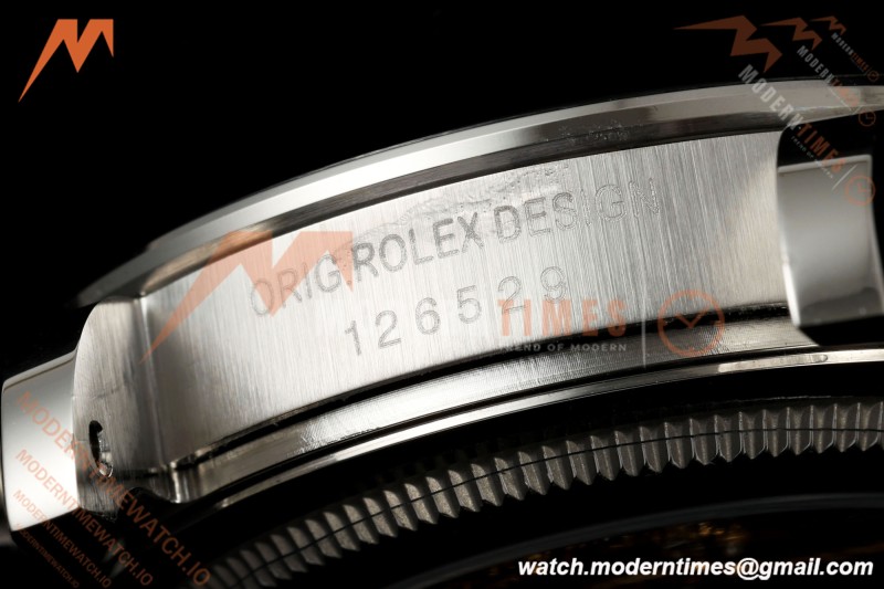 Rolex - Daytona 126529LN Le Mans 40mm Gain Weight 904L Cer/SS/SS Blk/Stk RWF JH4132 Free Sprung