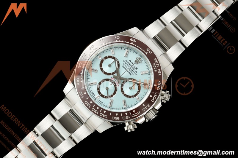 Rolex - Daytona 126506 40mm SS/SS Ice Blue/Dia RWF Gaint Weighted JH4131  Free Sprung