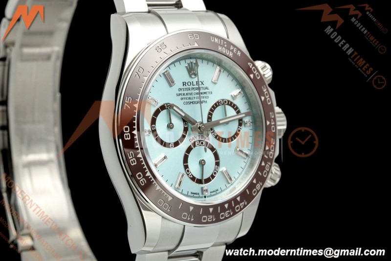 Rolex - Daytona 126506 40mm SS/SS Ice Blue/Dia RWF Gaint Weighted JH4131  Free Sprung