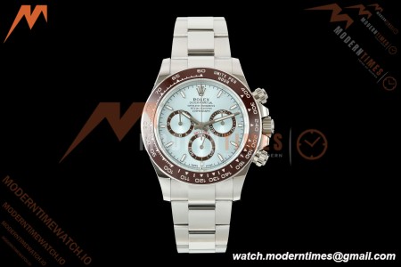 Rolex-Daytona 126506 40mm Gain Weight SS/SS Ice Blue/Stk RWF  JH4131  Free Sprung