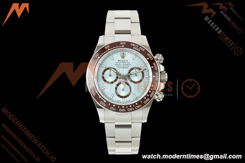 Rolex-Daytona 126506 40mm Gain Weight SS/SS Ice Blue/Stk RWF  JH4131  Free Sprung