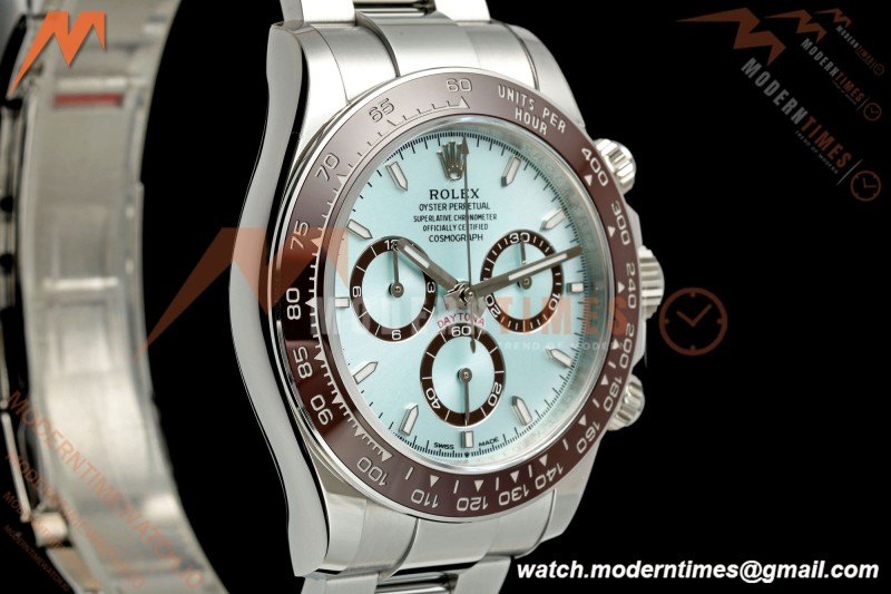 Rolex-Daytona 126506 40mm Gain Weight SS/SS Ice Blue/Stk RWF  JH4131  Free Sprung