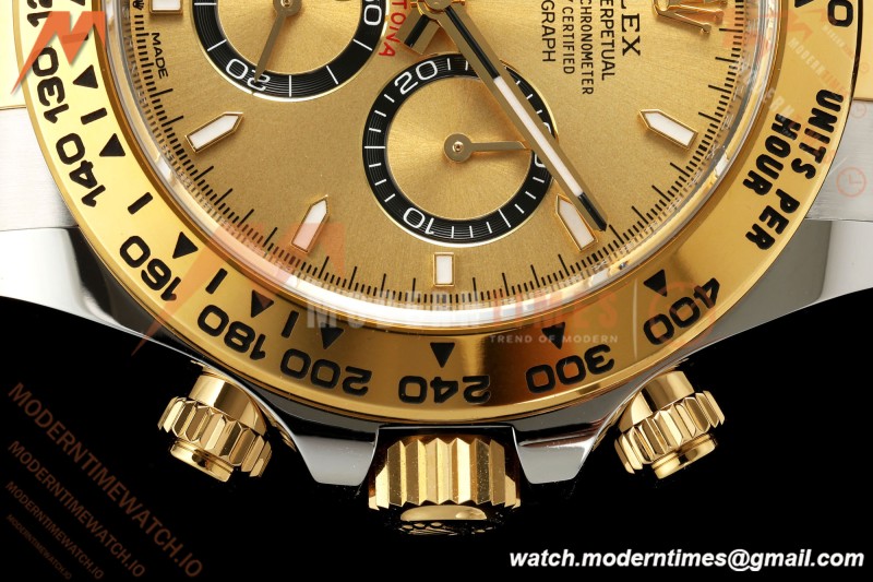 Rolex - Daytona 126503 40mm SS/YG Gold/Stk Dial UFO UF4131 Free Sprung