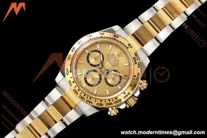 Rolex - Daytona 126503 40mm SS/YG Gold/Stk Dial UFO UF4131 Free Sprung