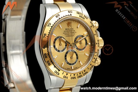 Rolex - Daytona 126503 40mm SS/YG Gold/Stk Dial UFO UF4131 Free Sprung