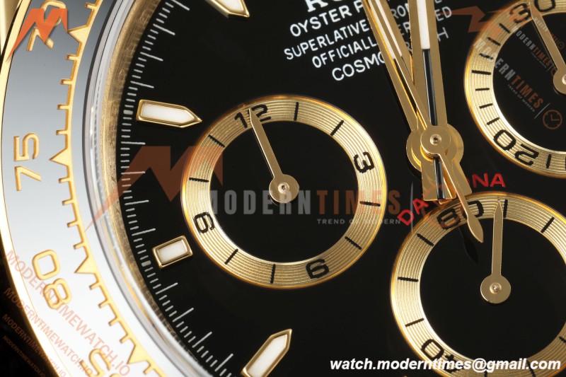 Rolex - Daytona 126518LN 40mm Gain Weight CER/YG/RU Blk/Stk ZF JH4131