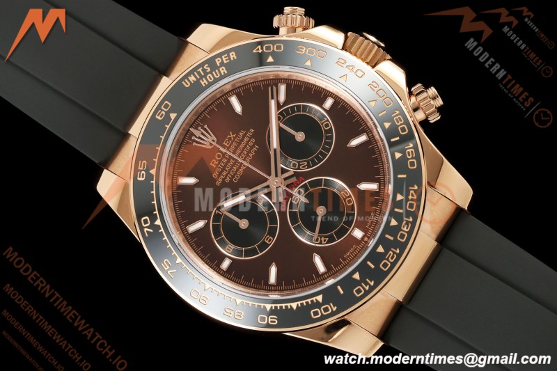 Rolex - Daytona 126515LN 40mm Gain Weight CER/RG/RU Chocolate/Blk/Stk ZF SH4131