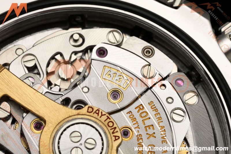 Rolex - Daytona 126502 40mm 904L SS/SS White Dial ERF JH4131 Free Sprung