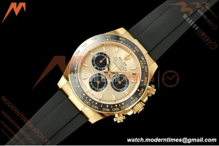 Rolex - Daytona 126518LN 40mm Gain Weight CER/YG/RU YG/Blk/Stk WF JH4131 Free Sprung